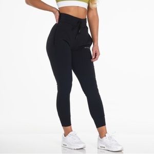 NVGTN Jet Black Joggers